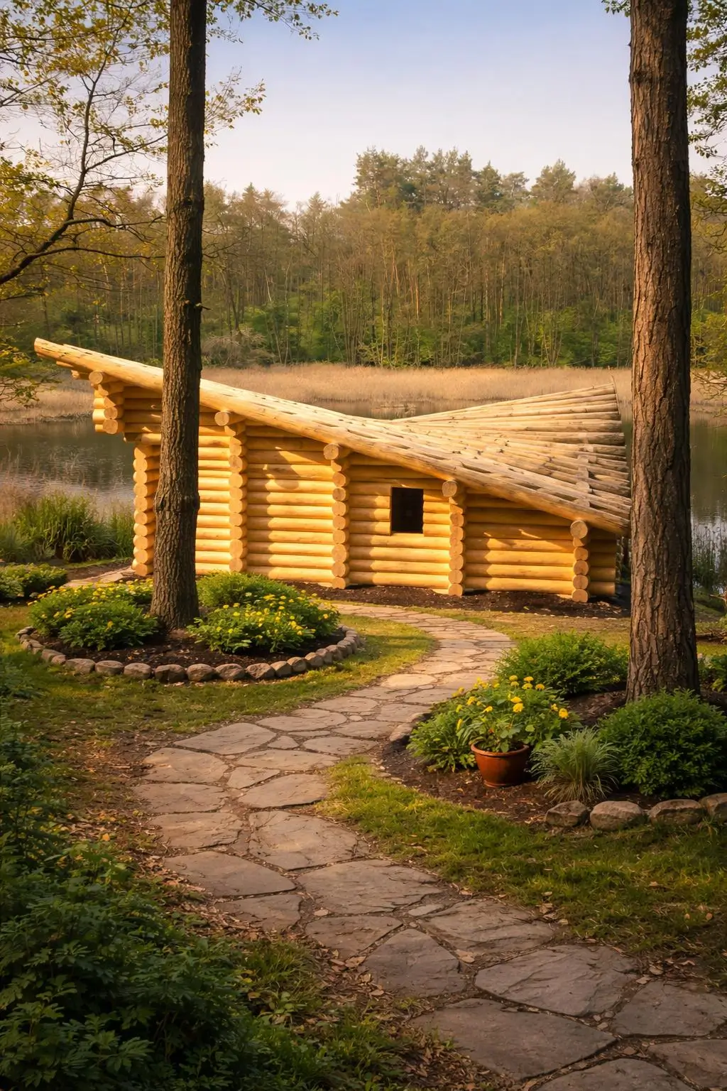 Individuální architektonická řešení srubu – unikátní návrhy dřevěných domů a srubů