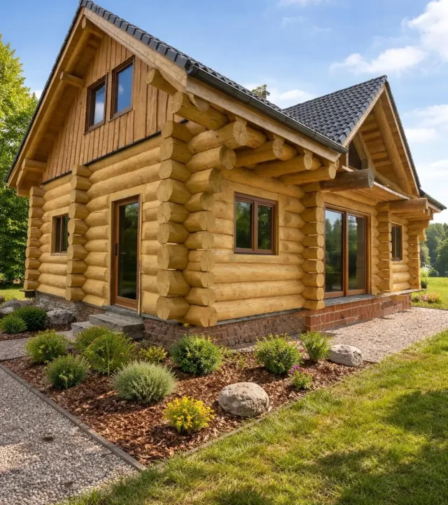 Rodinný dům na klič – kanadský srub.